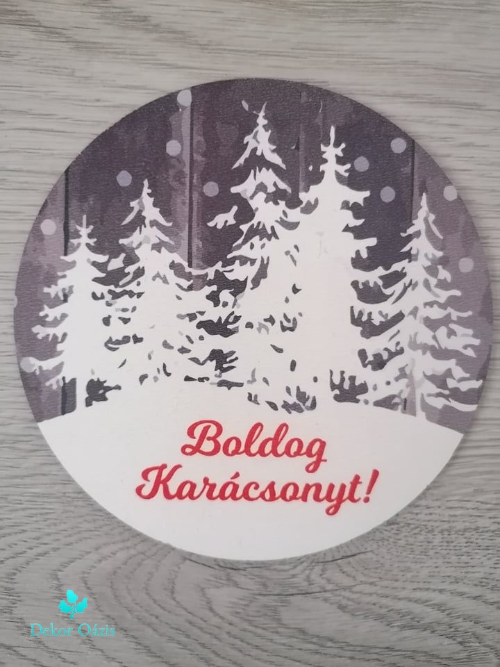 Karácsonyi Korongok – 15cm átmérő