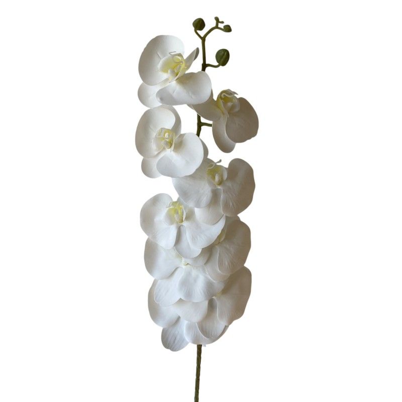 Gumis, szálas orchidea 103cm fehér